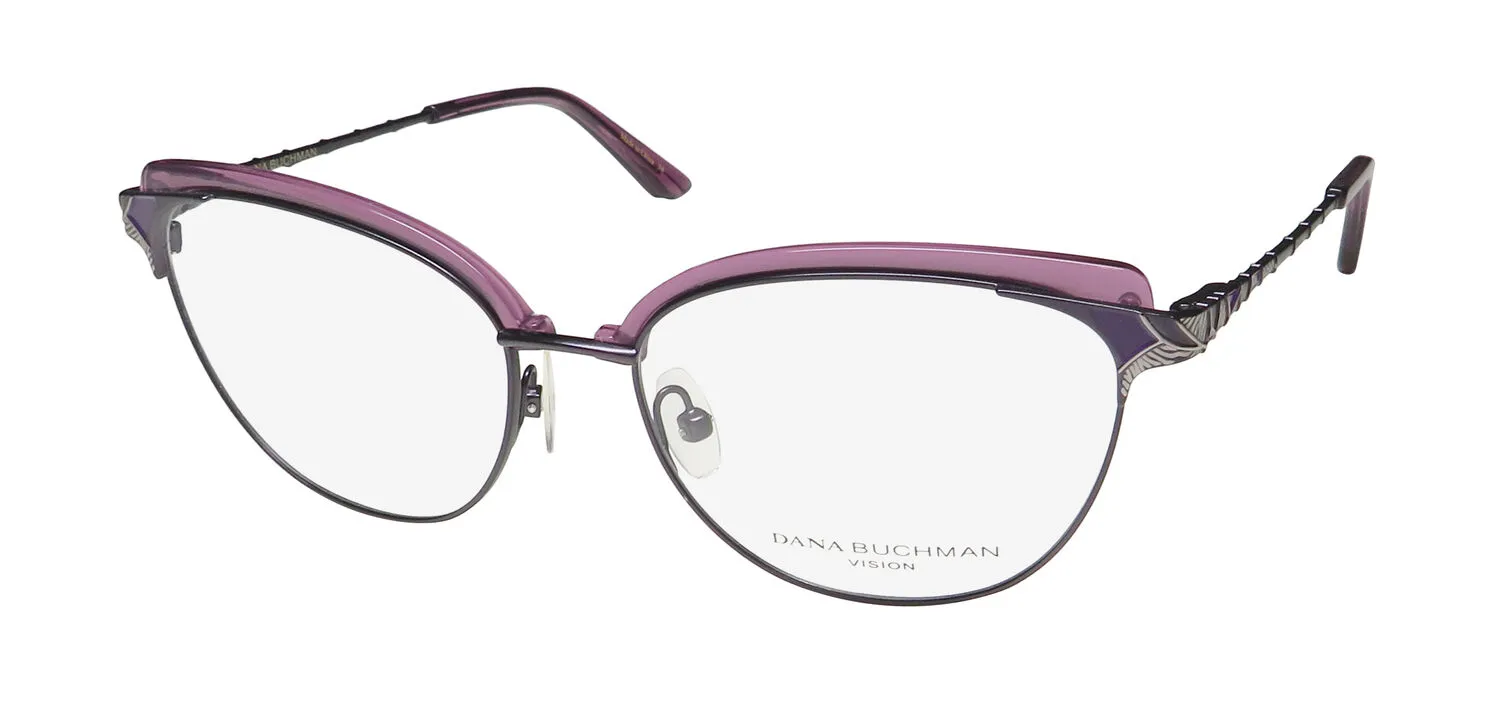 Dana Buchman Charleigh li Eyeglasses Lilac 52mm