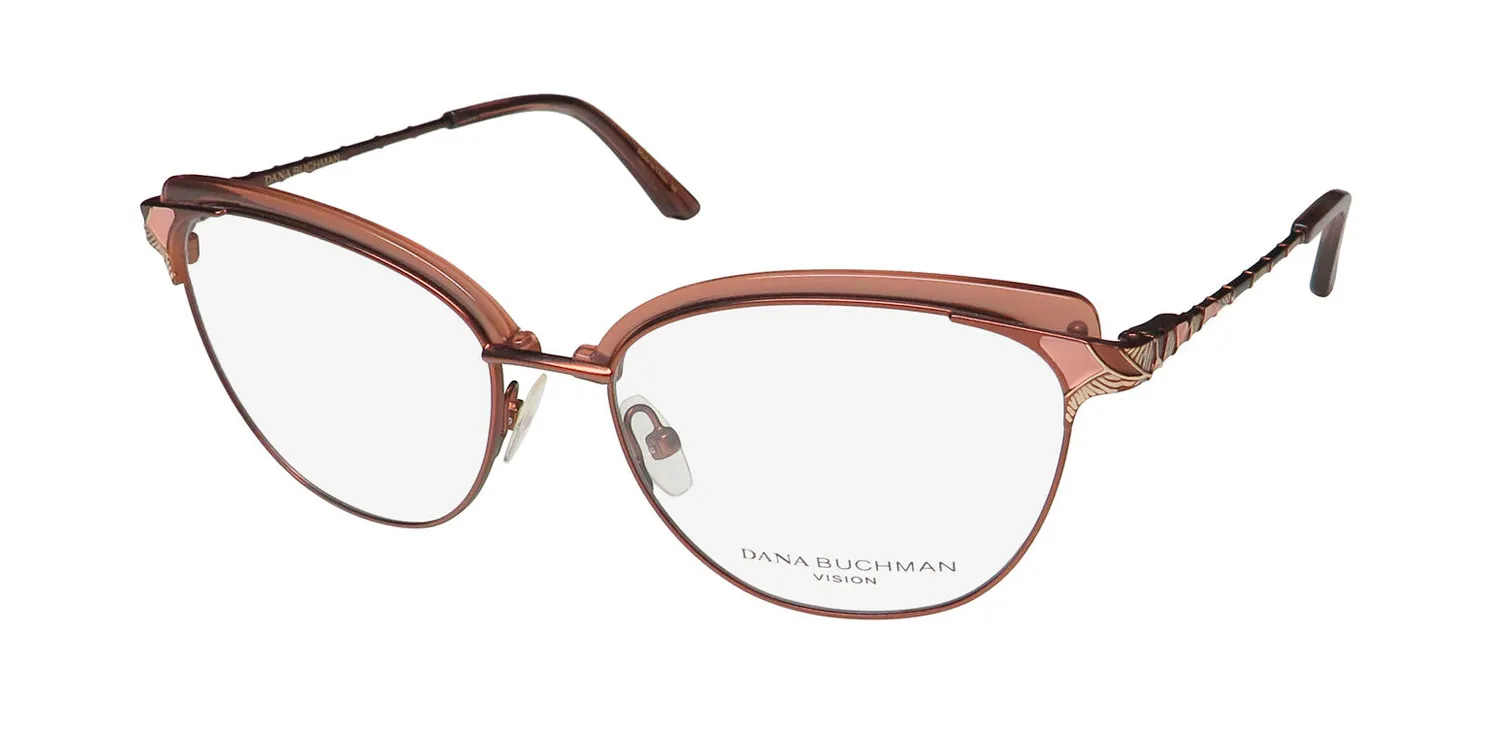 Dana Buchman Charleigh bh Eyeglasses Blush 52mm