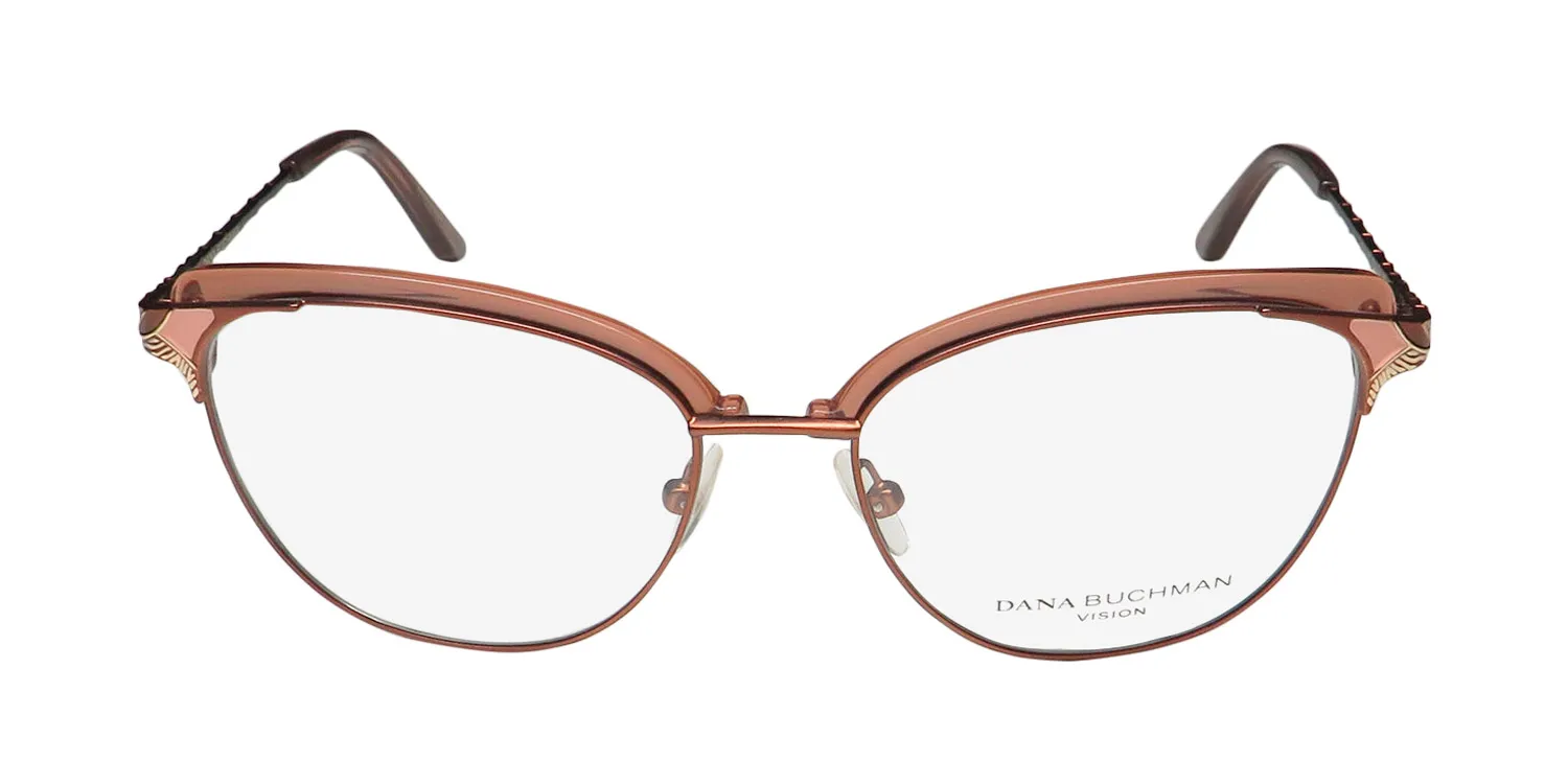 Dana Buchman Charleigh bh Eyeglasses Blush 52mm 3