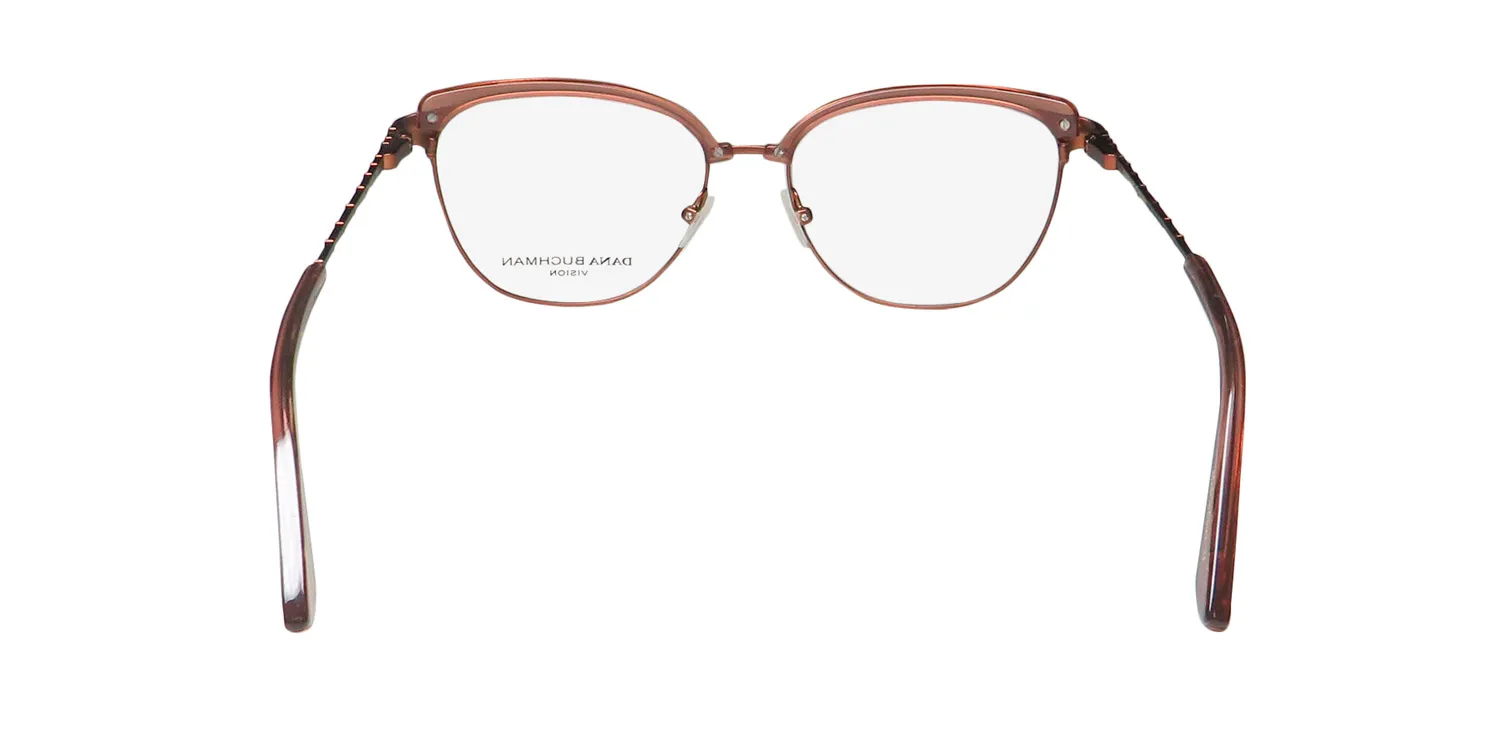 Dana Buchman Charleigh bh Eyeglasses Blush 52mm 5