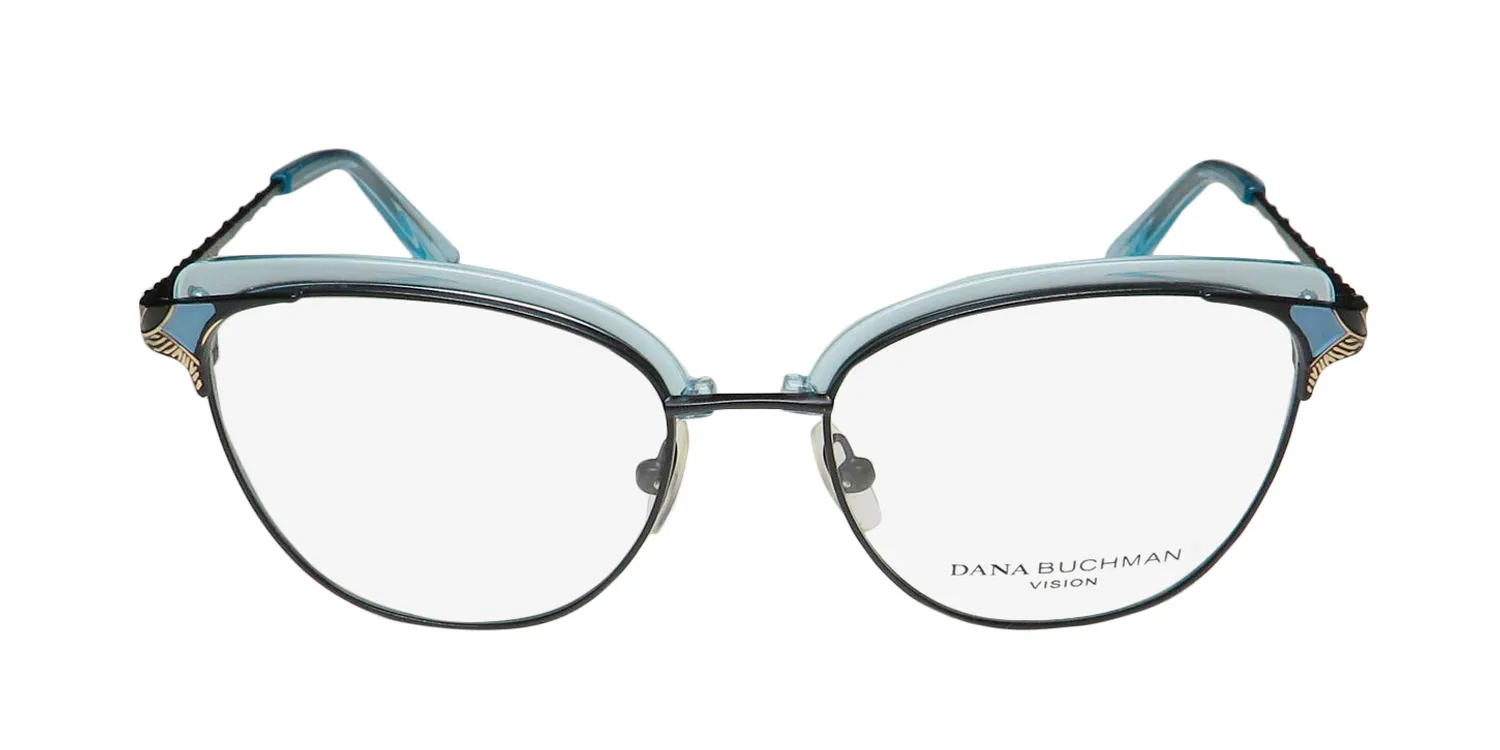 Dana Buchman Charleigh sk Eyeglasses Sky 52mm 3