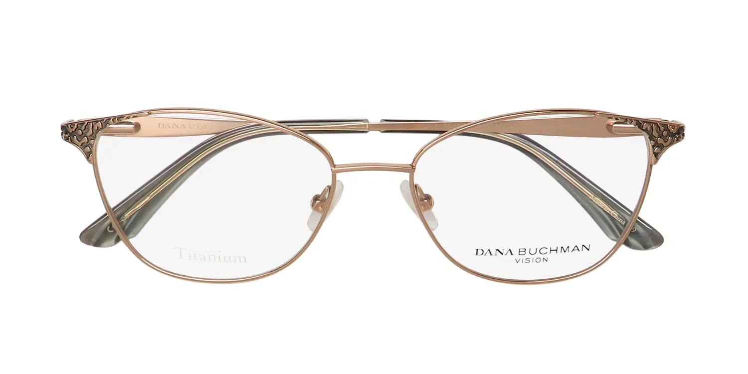 Dana Buchman Wentworth yg Eyeglasses Gold 51mm 2