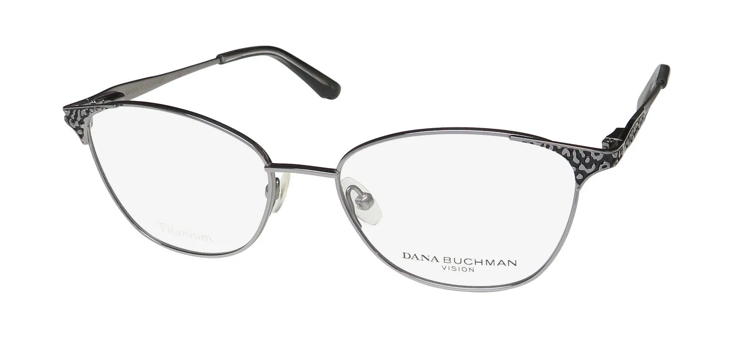 Dana Buchman Wentworth si Eyeglasses Silver 51mm