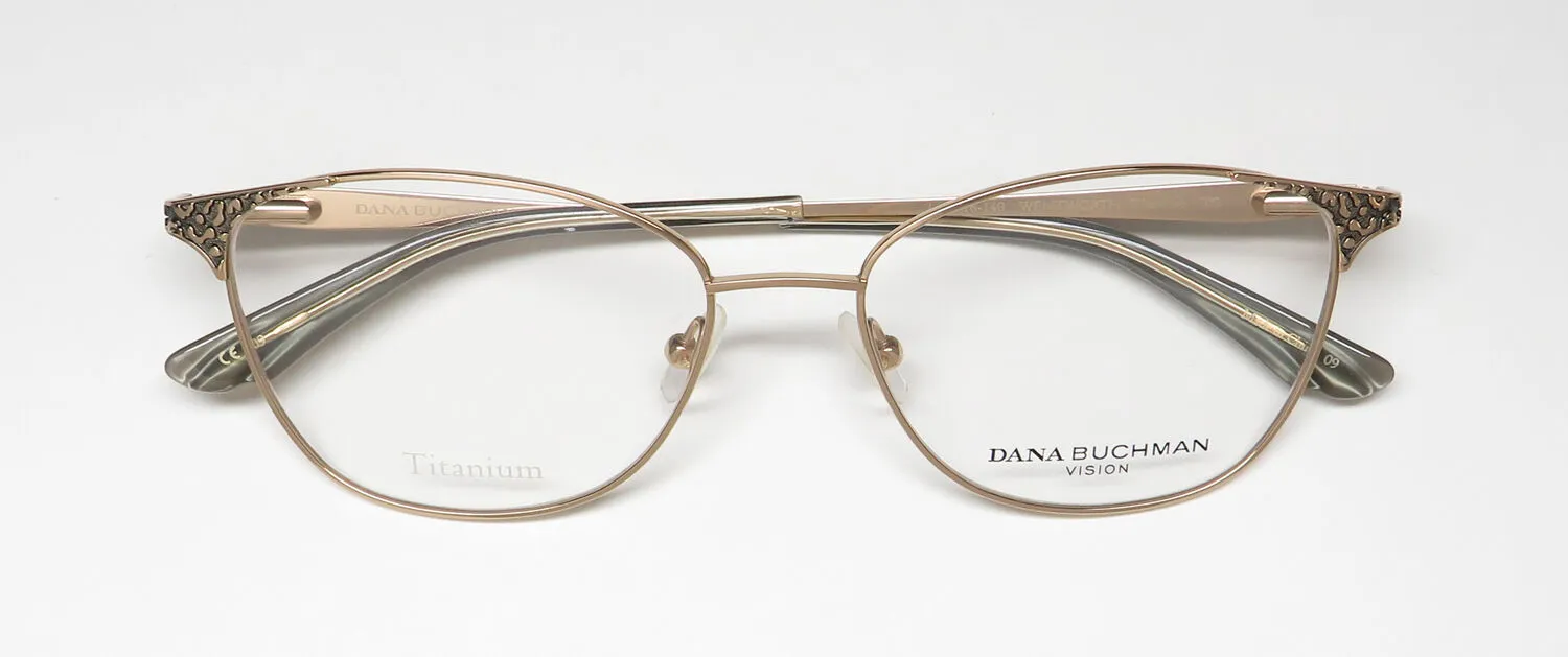 Dana Buchman Wentworth yg Eyeglasses Gold 53mm 2