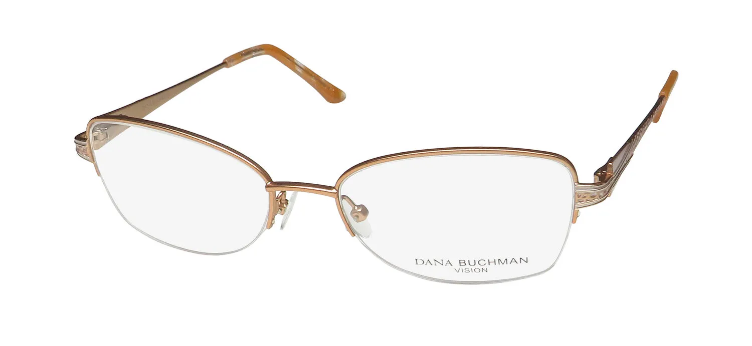 Dana Buchman Lada yg Eyeglasses Gold 52mm