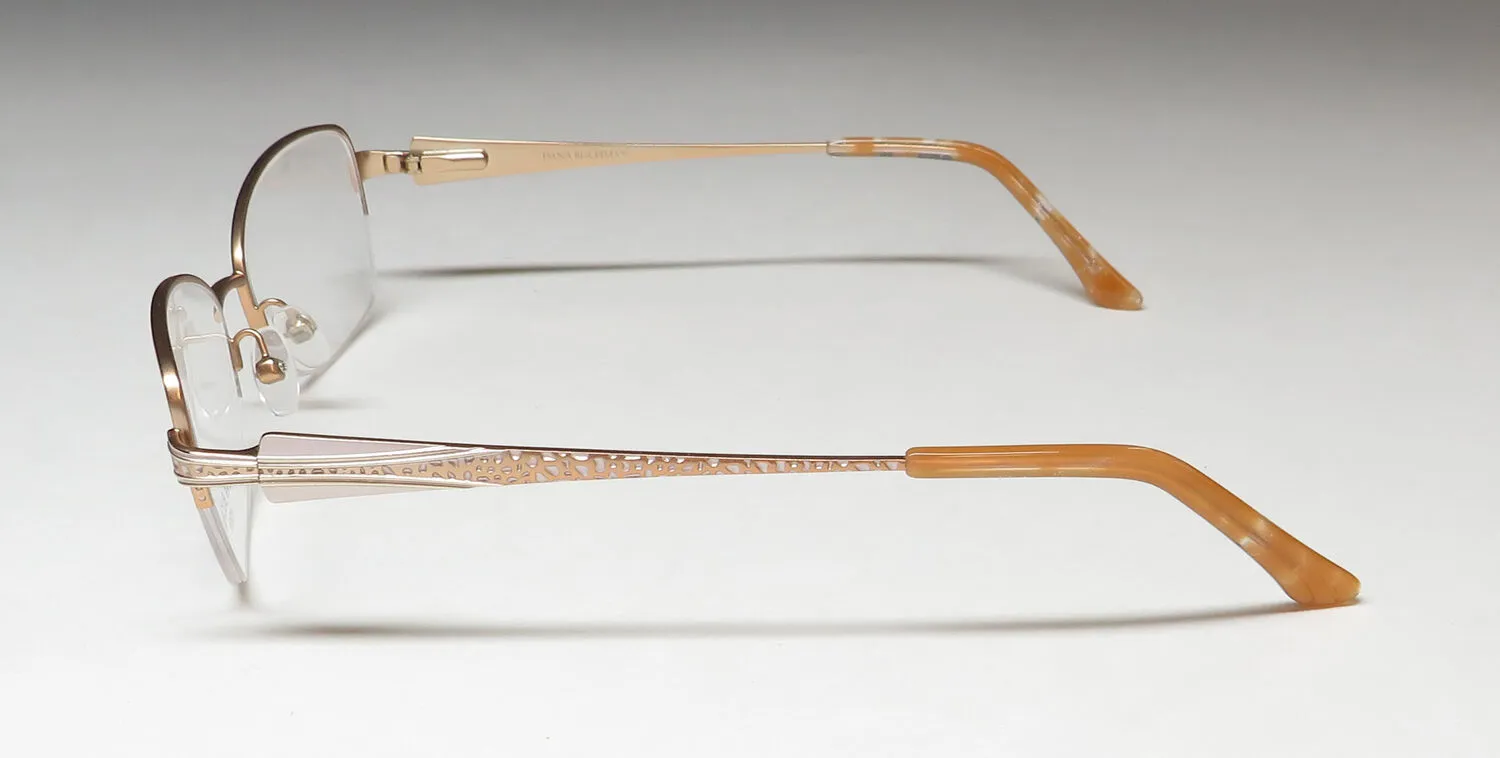Dana Buchman Lada yg Eyeglasses Gold 52mm 4