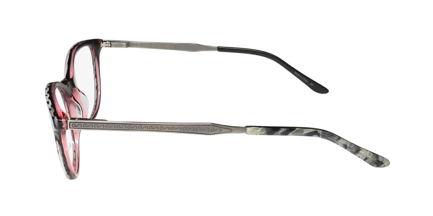 Dana Buchman Angela bk Eyeglasses Black 50mm 4