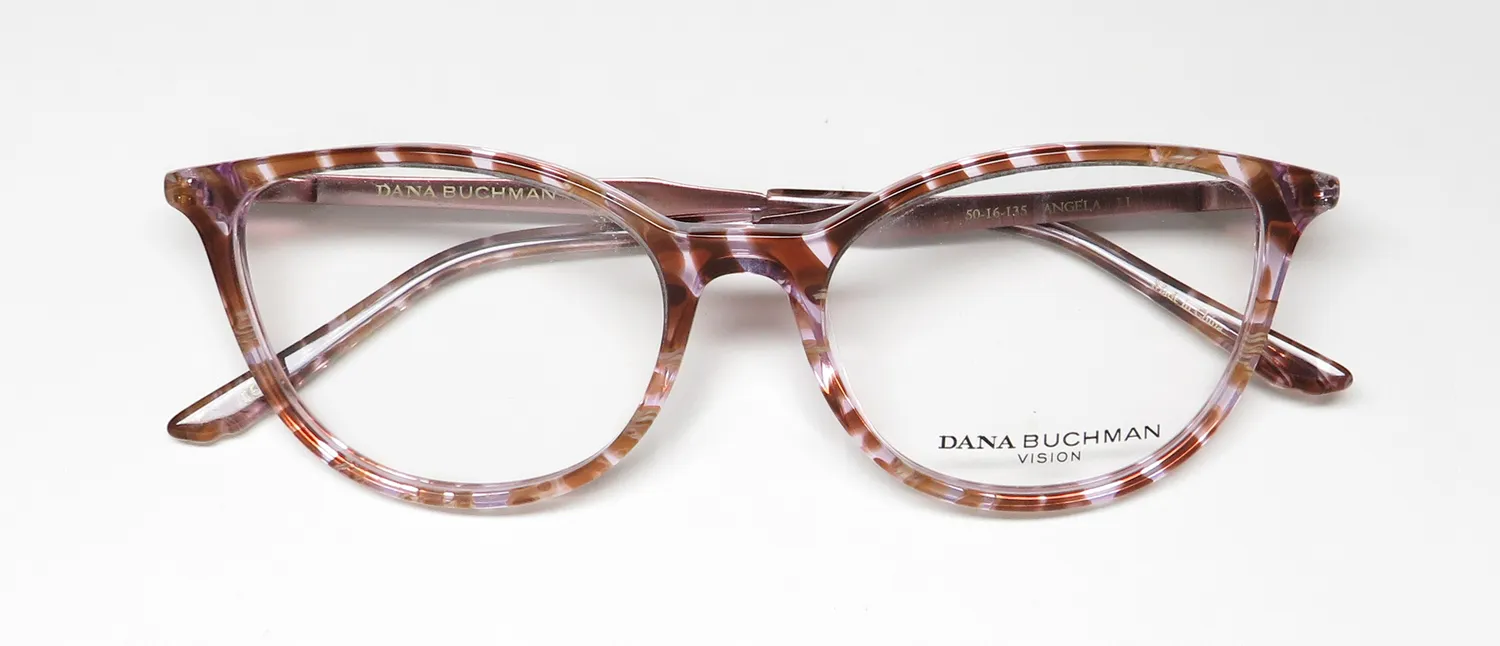 Dana Buchman Angela li Eyeglasses Lilac 50mm 2