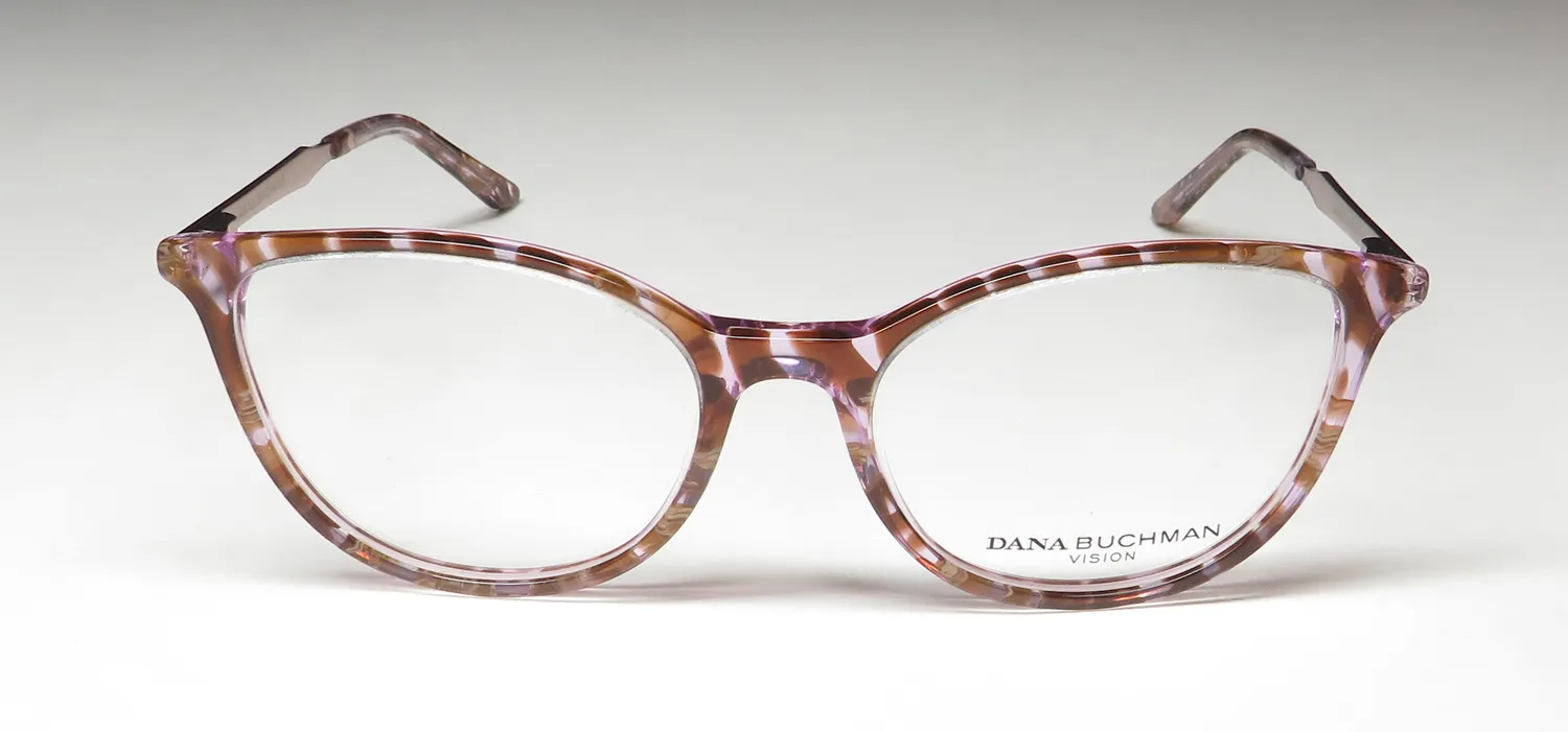 Dana Buchman Angela li Eyeglasses Lilac 50mm 3
