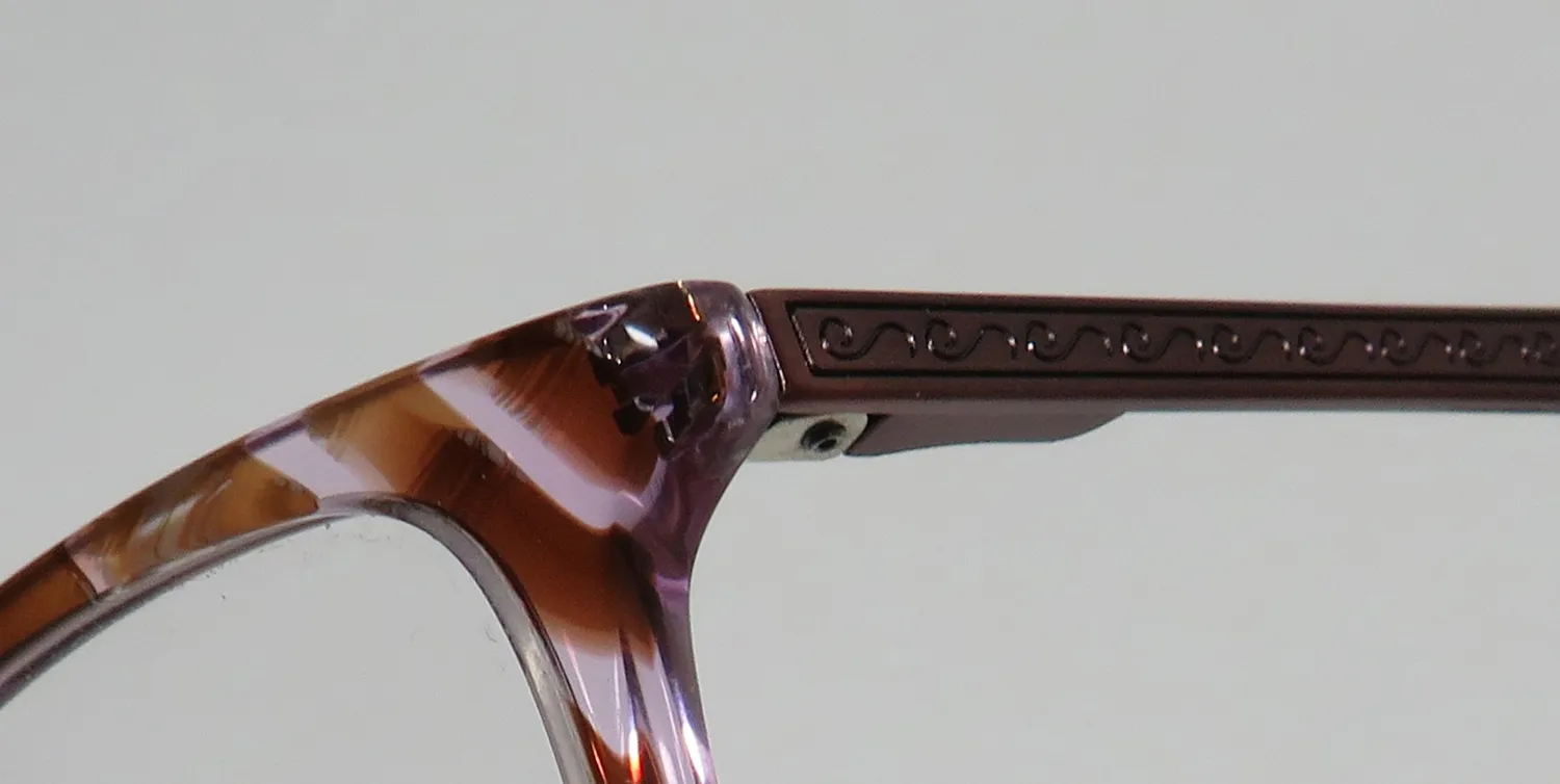Dana Buchman Angela li Eyeglasses Lilac 50mm 6