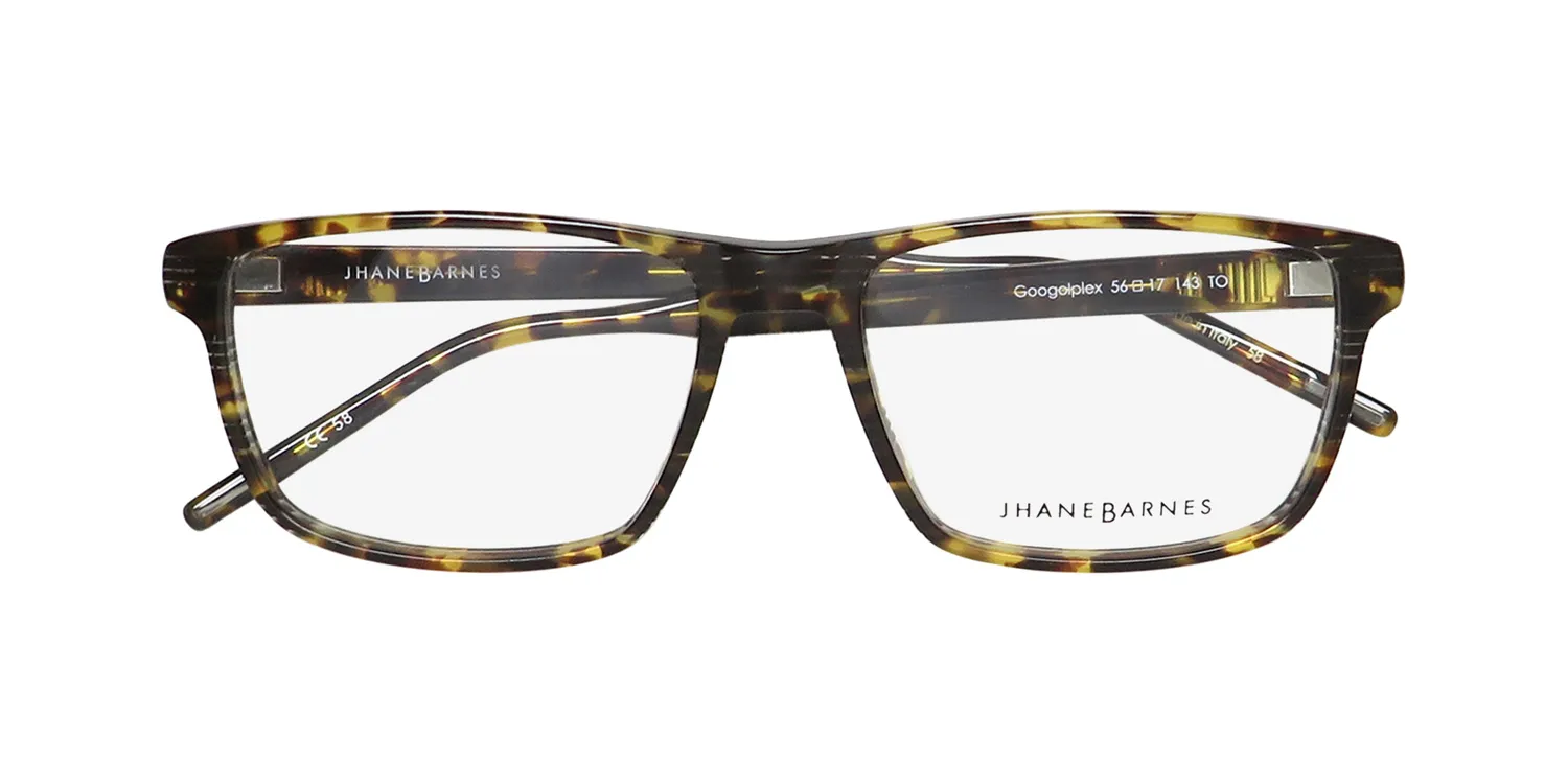 Jhane Barnes Googolplex to Eyeglasses Tortoise 56mm 2