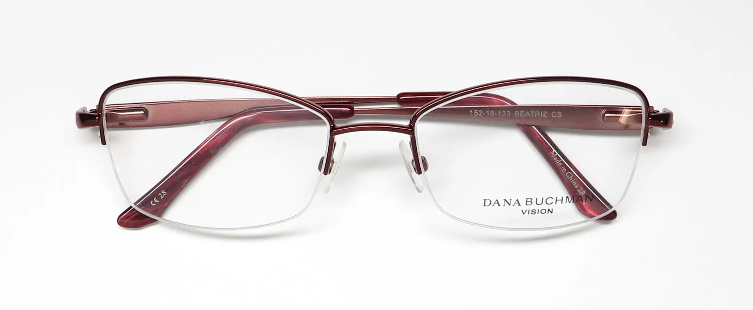 Dana Buchman Beatriz cs Eyeglasses Crimson 52mm 2