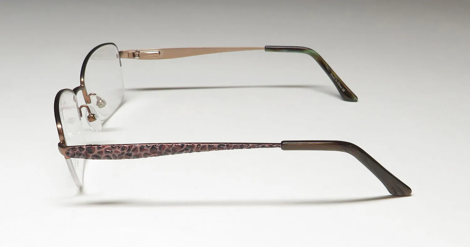 Dana Buchman Beatriz br Eyeglasses Brown 52mm 4