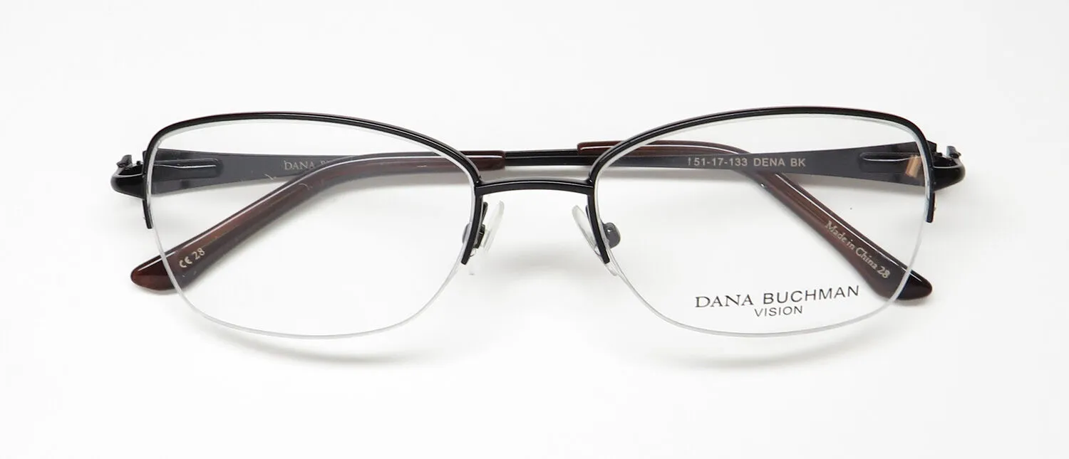 Dana Buchman Dena bk Eyeglasses Black 51mm 2
