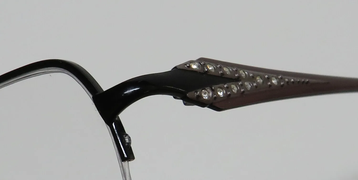 Dana Buchman Dena bk Eyeglasses Black 51mm 6