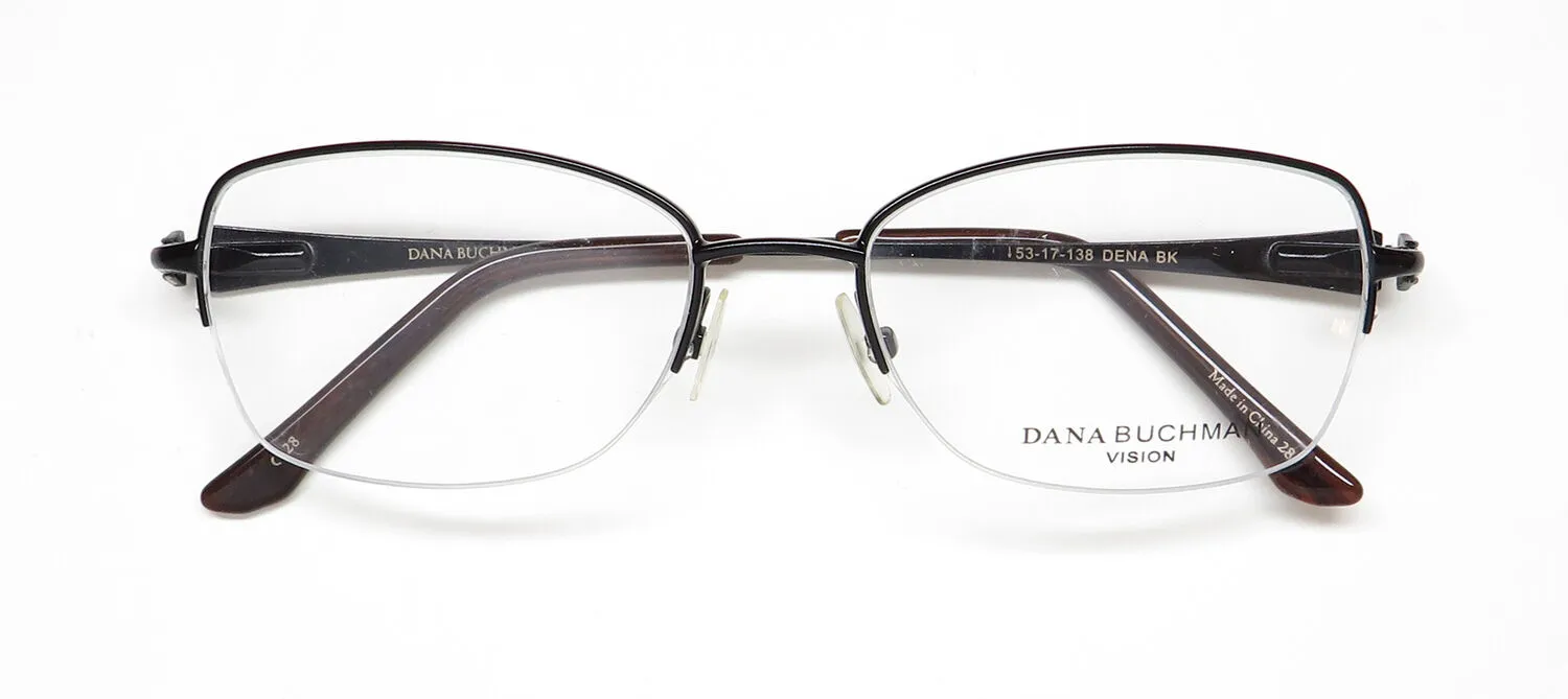 Dana Buchman Dena bk Eyeglasses Black 53mm 2