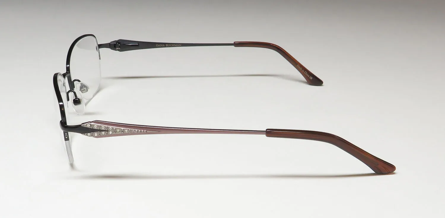 Dana Buchman Dena bk Eyeglasses Black 53mm 4