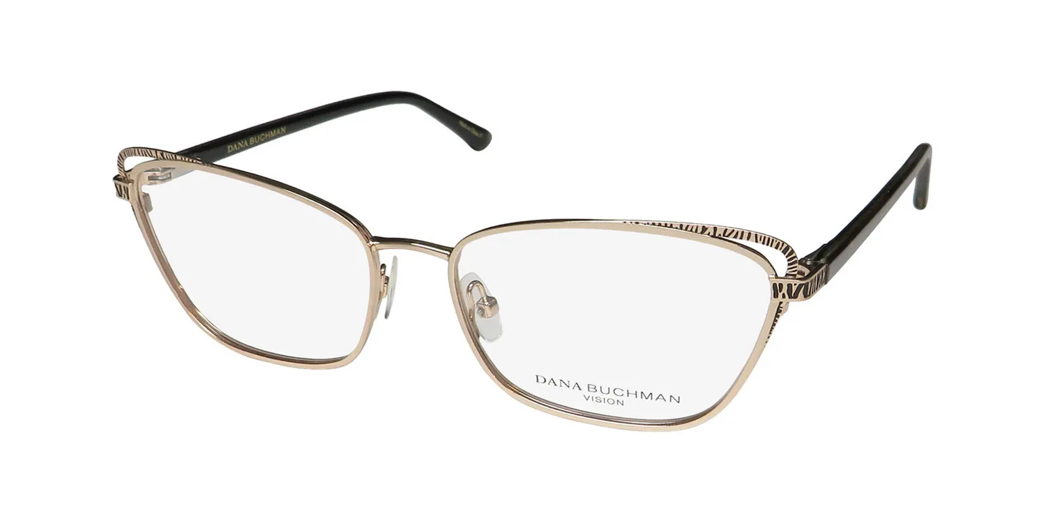 Dana Buchman Marcia tg Eyeglasses Tiara Gold 52mm