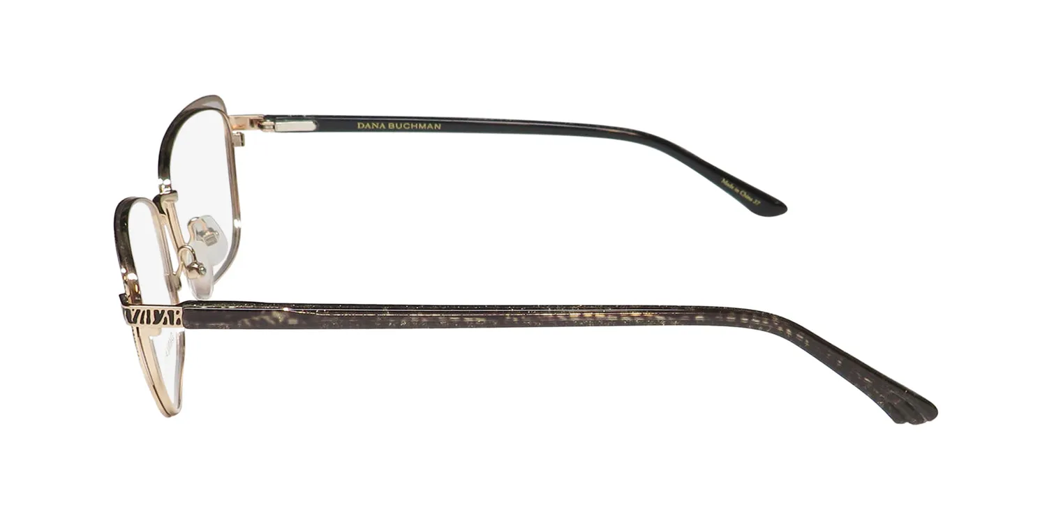 Dana Buchman Marcia tg Eyeglasses Tiara Gold 52mm 4