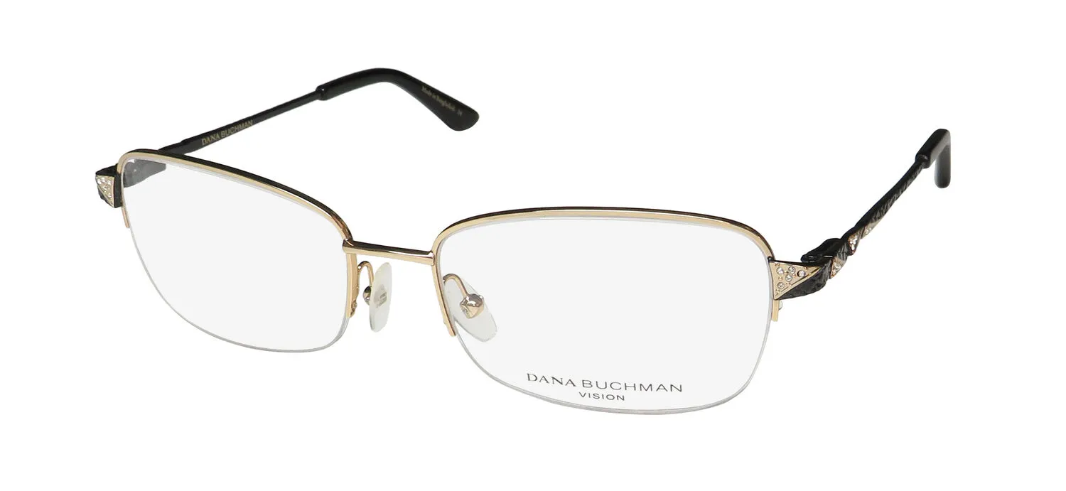 Dana Buchman Lady Ashley tg Eyeglasses Tiara Gold 55mm