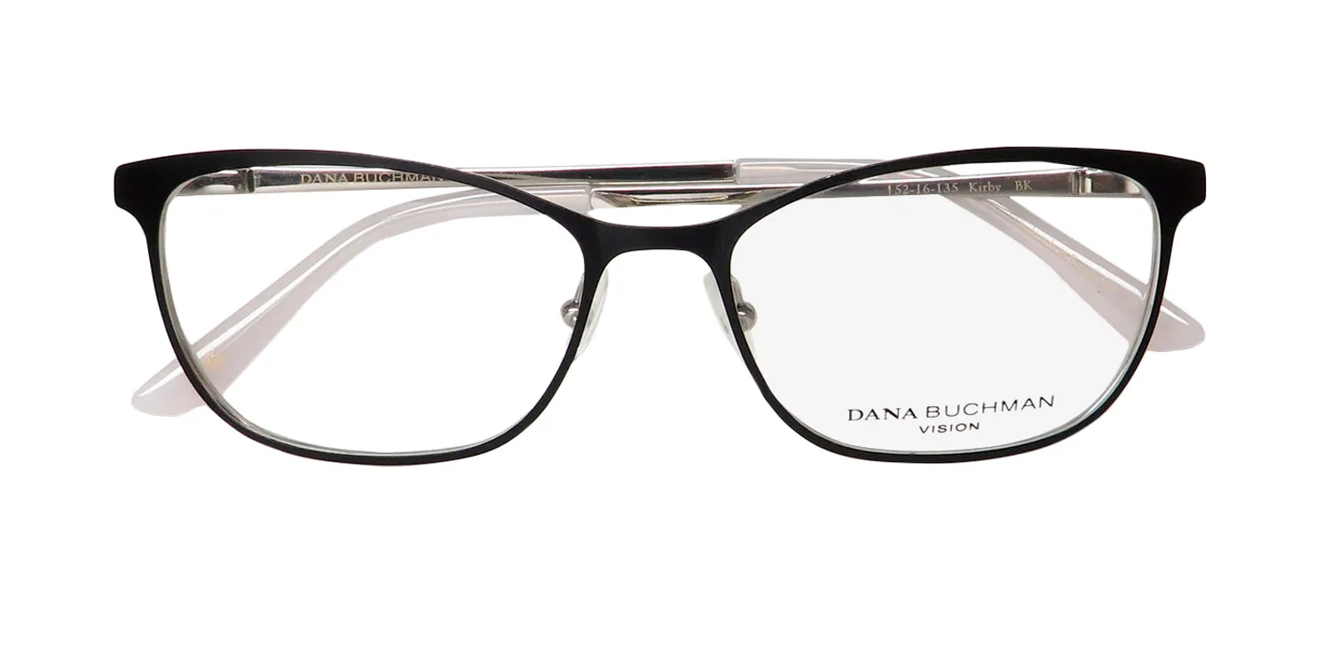 Dana Buchman Kirby bk Eyeglasses Black 52mm 2