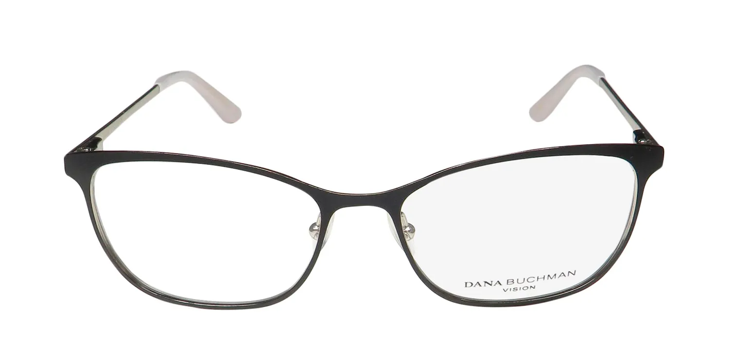 Dana Buchman Kirby bk Eyeglasses Black 52mm 3