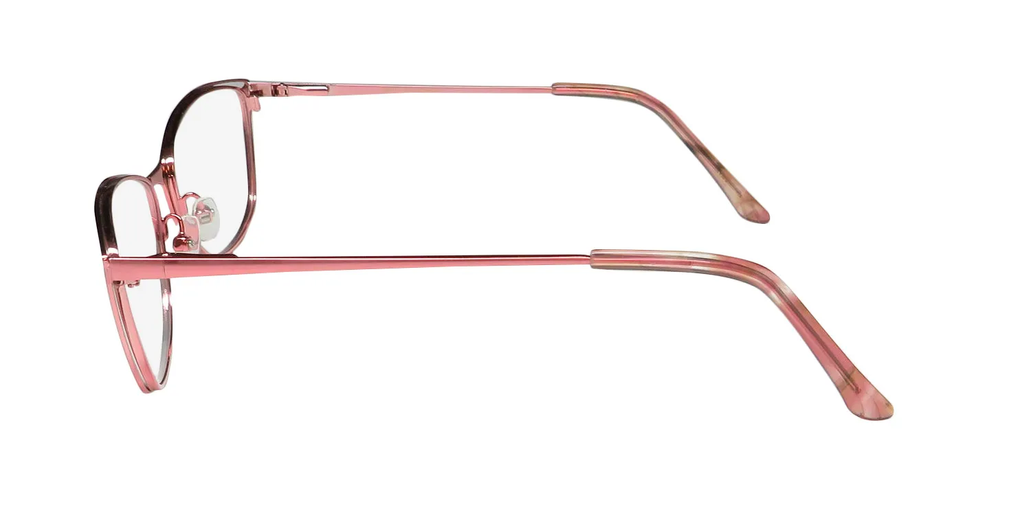 Dana Buchman Ali pk Eyeglasses Pink Taffeta 52mm 4