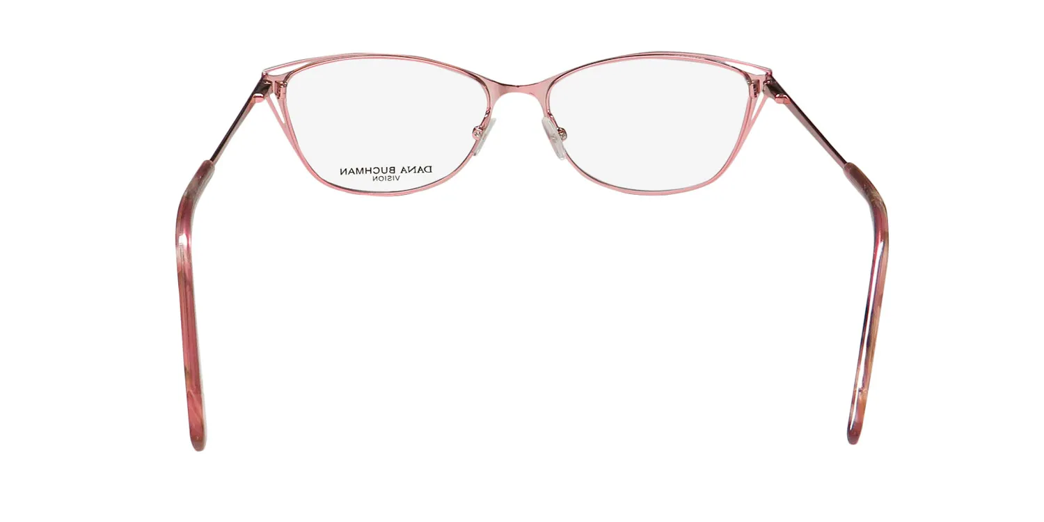 Dana Buchman Ali pk Eyeglasses Pink Taffeta 52mm 5