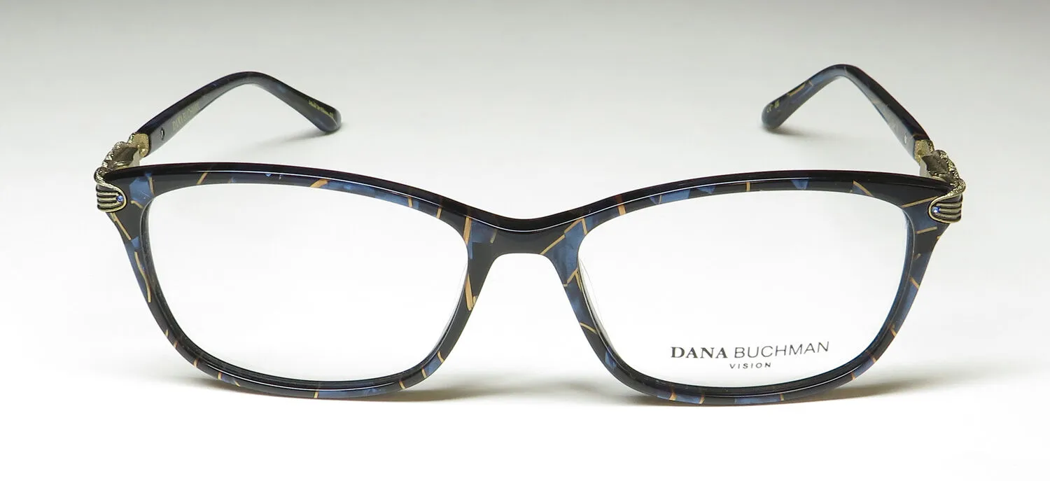 Dana Buchman Dina bl Eyeglasses Something Blue 53mm 3
