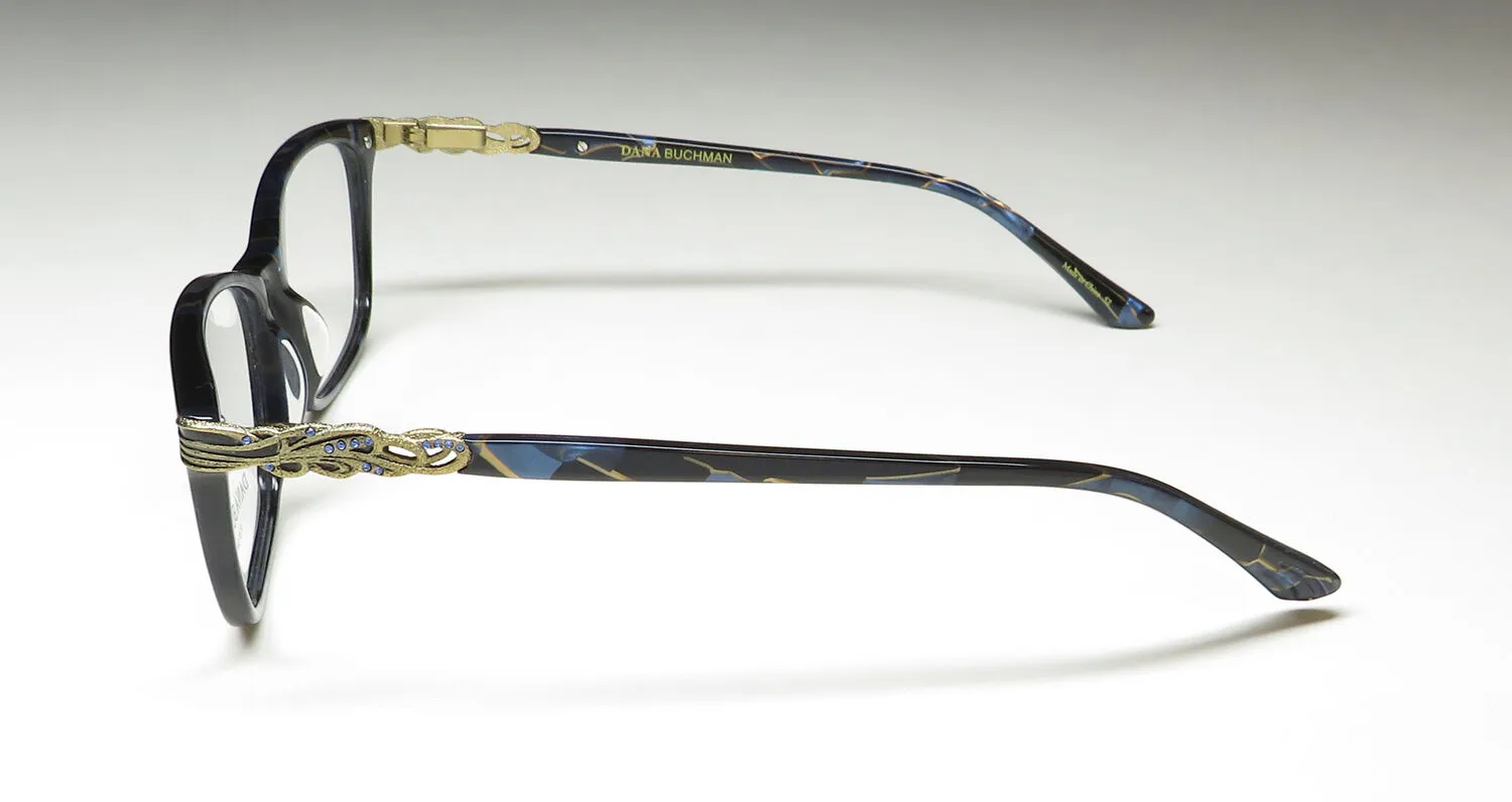 Dana Buchman Dina bl Eyeglasses Something Blue 53mm 4