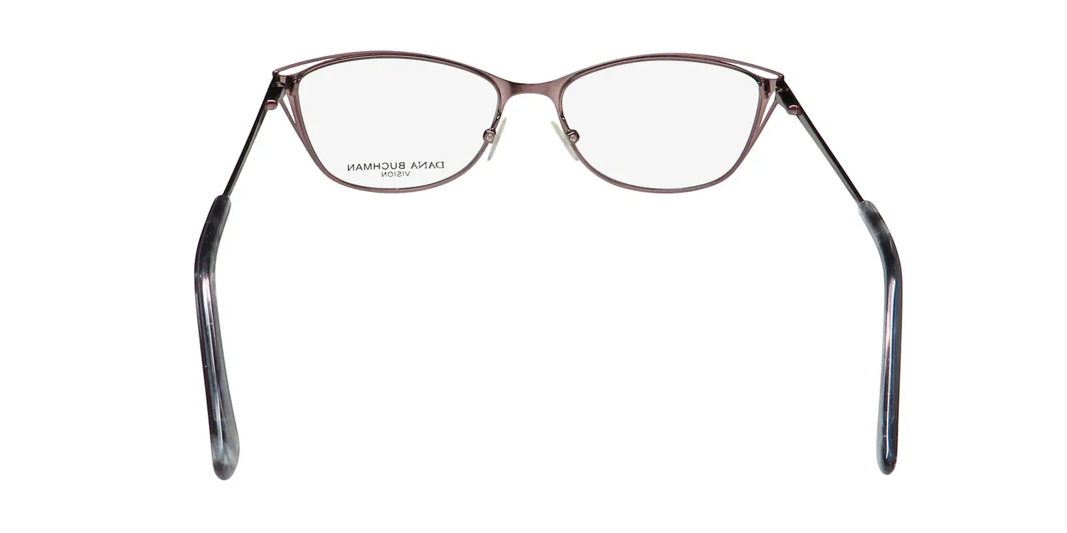 Dana Buchman Ali ox Eyeglasses Onyx 55mm 5