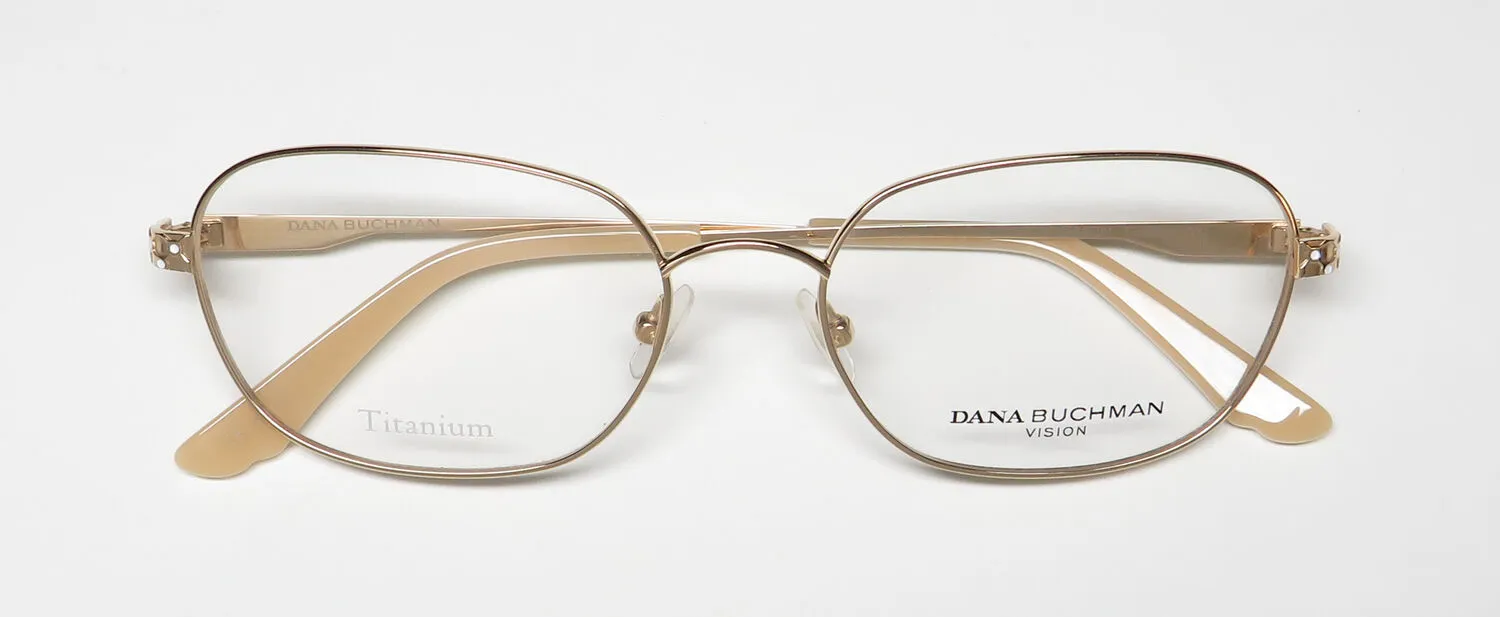 Dana Buchman Mrs. Gunnerson yg Eyeglasses Tiara Gold 55mm 2