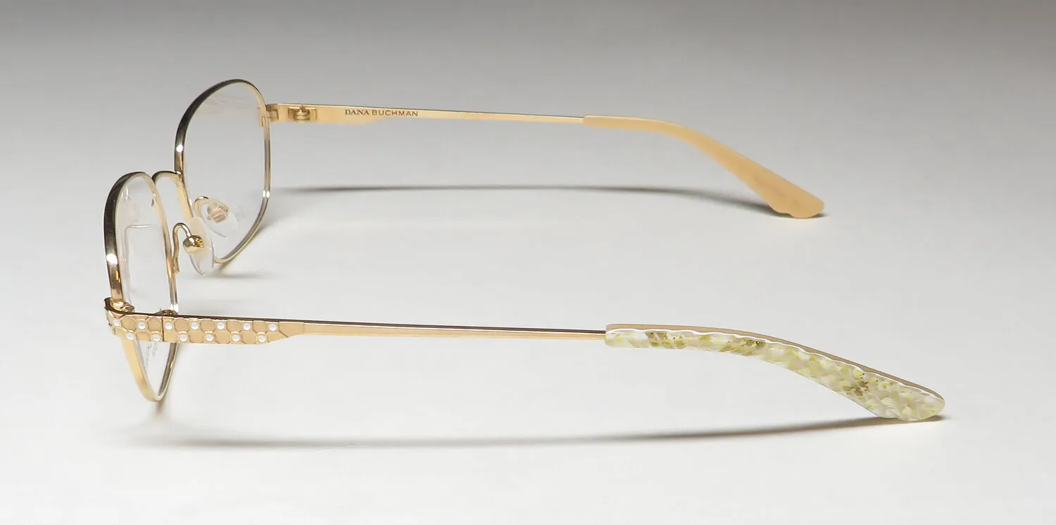 Dana Buchman Mrs. Gunnerson yg Eyeglasses Tiara Gold 55mm 4