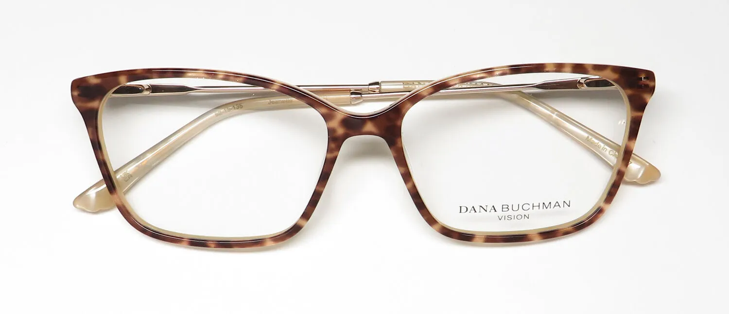 Dana Buchman Jeanette ch Eyeglasses Cheetah 52mm 2