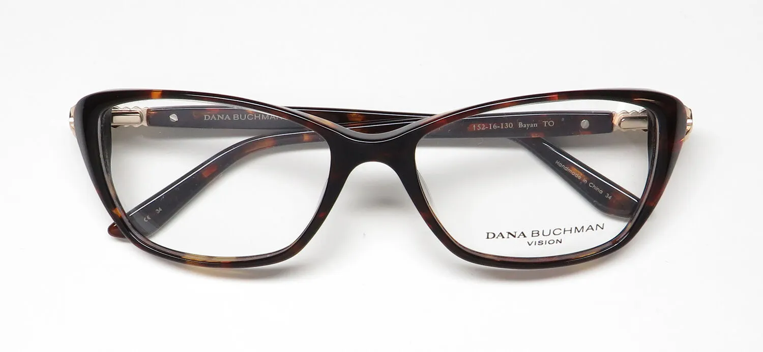 Dana Buchman Bayan to Eyeglasses Tortoise 52mm 2
