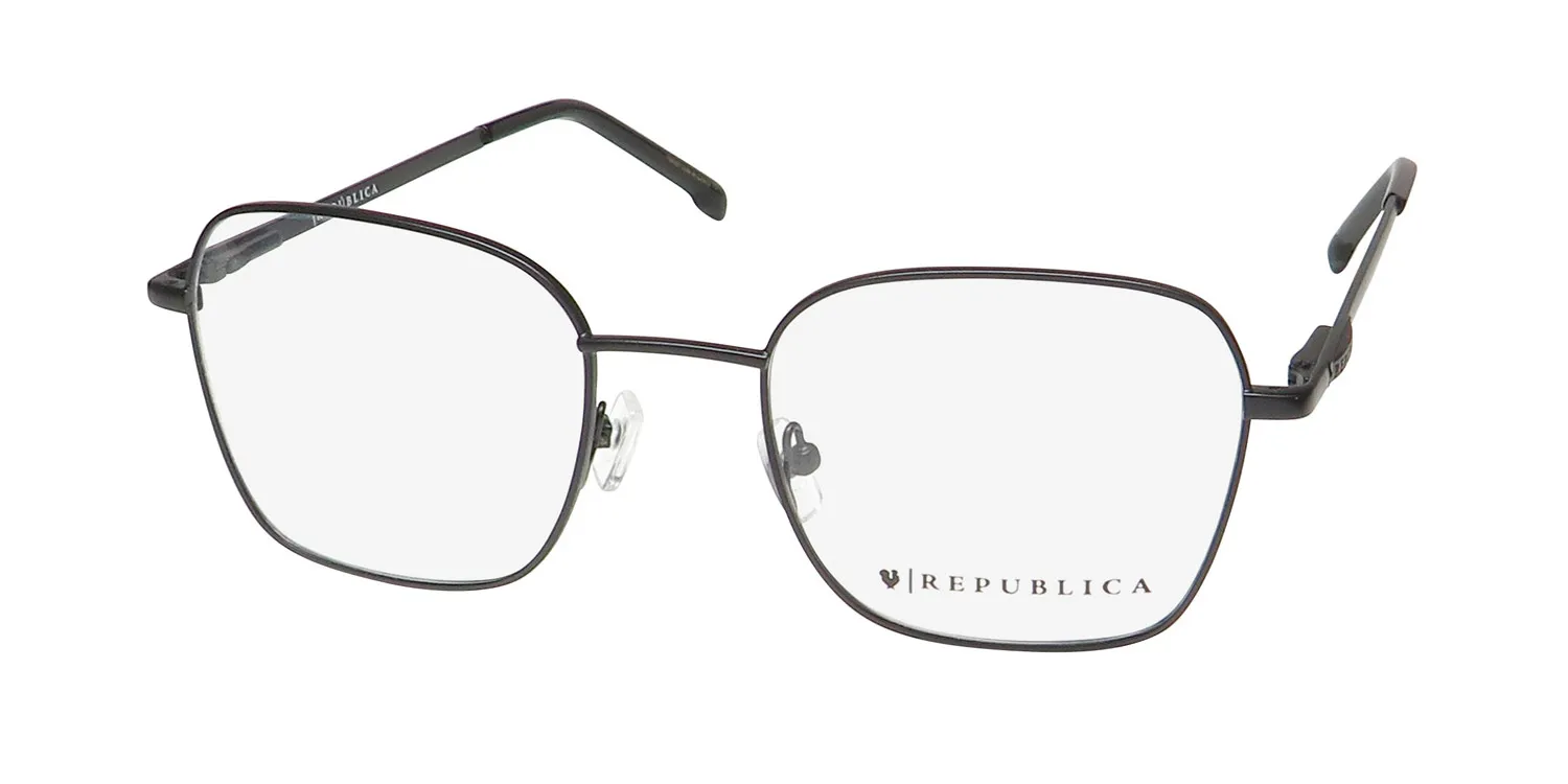 Republica Macon bk Eyeglasses Black 52mm Men