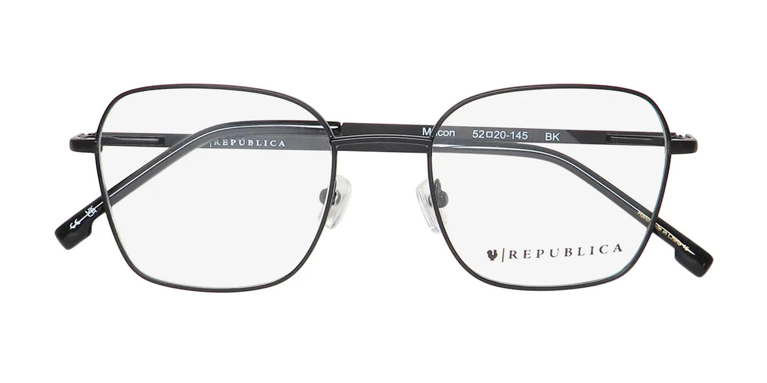 Republica Macon bk Eyeglasses Black 52mm Men 2
