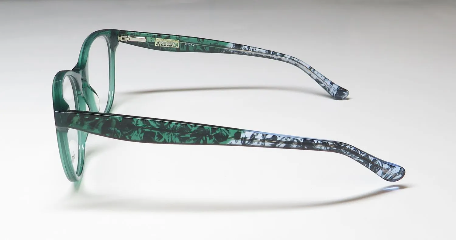 Kensie Lucky fo Eyeglasses Forest 51mm 4