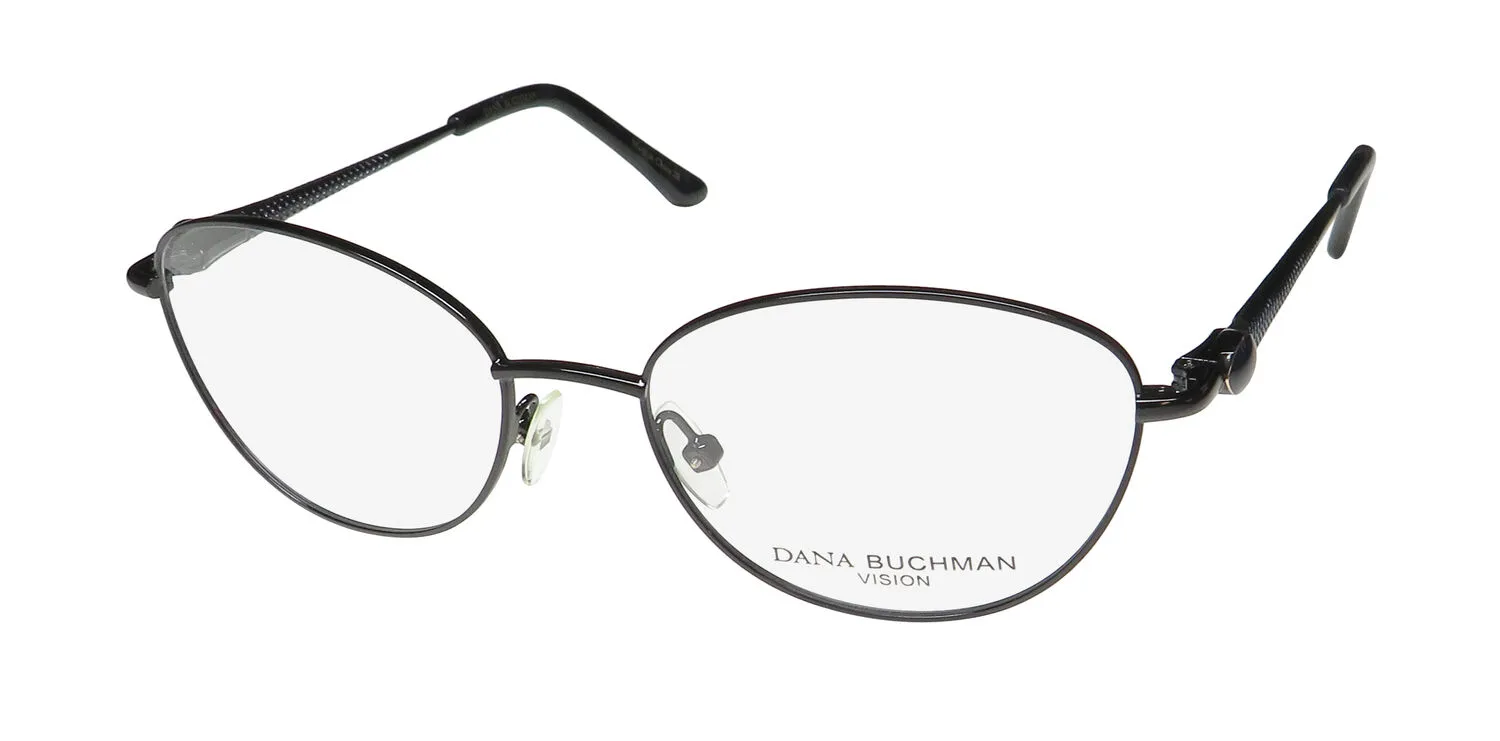 Dana Buchman Jezelle bk Eyeglasses Black 52mm