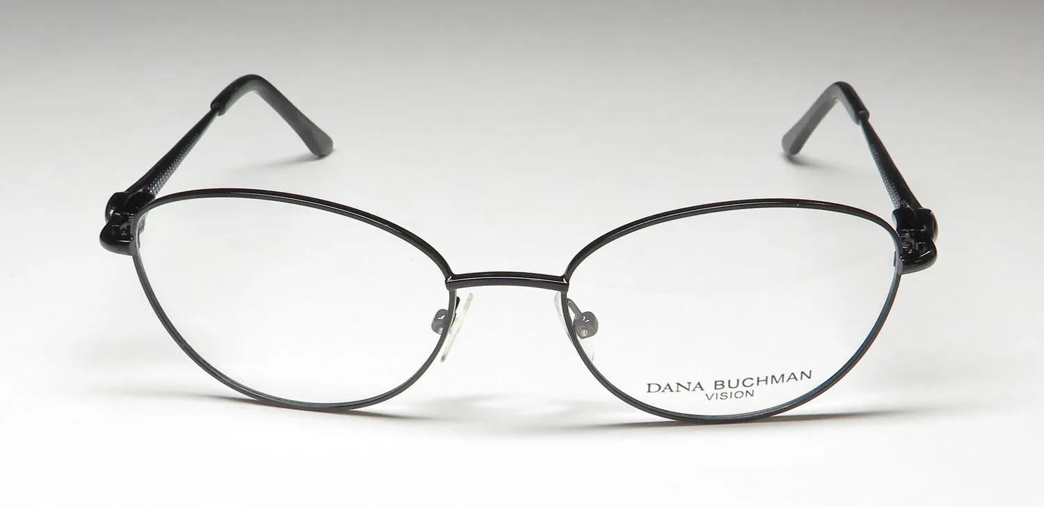 Dana Buchman Jezelle bk Eyeglasses Black 52mm 3