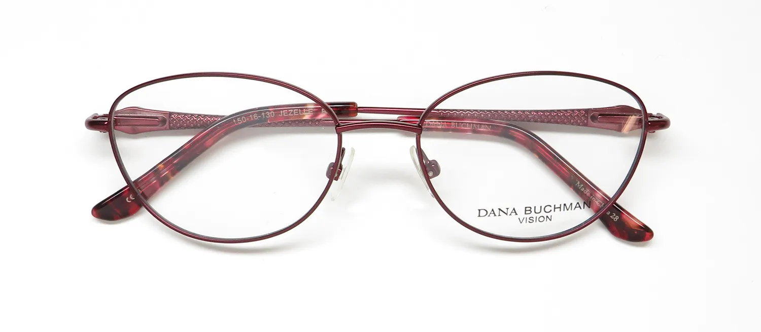 Dana Buchman Jezelle bu Eyeglasses Burgundy 50mm 2
