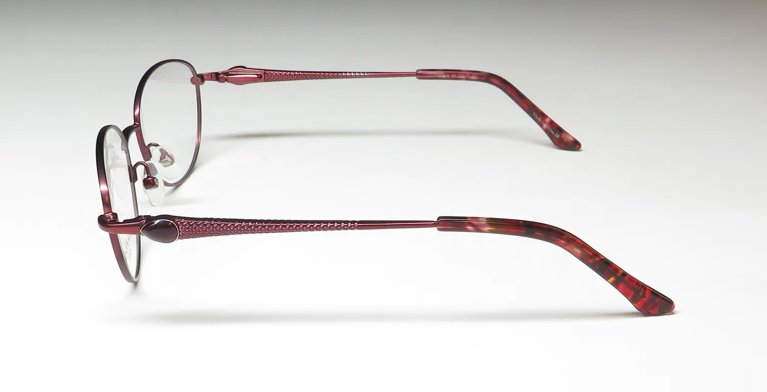 Dana Buchman Jezelle bu Eyeglasses Burgundy 50mm 4