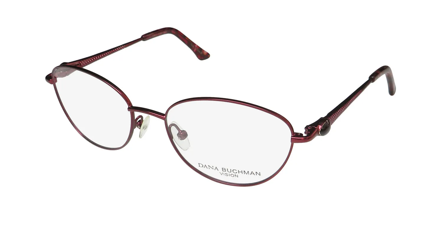 Dana Buchman Jezelle bu Eyeglasses Burgundy 52mm
