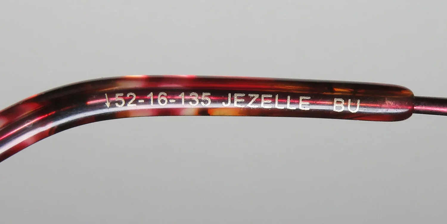 Dana Buchman Jezelle bu Eyeglasses Burgundy 52mm 8