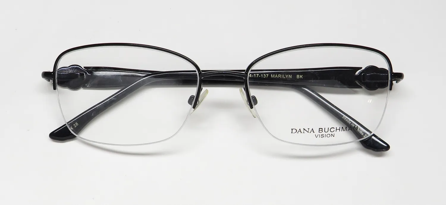 Dana Buchman Marilyn bk Eyeglasses Black 54mm 2