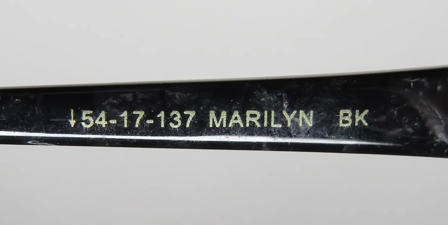 Dana Buchman Marilyn bk Eyeglasses Black 54mm 8