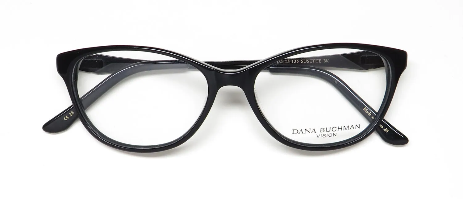 Dana Buchman Susette bk Eyeglasses Black 51mm 2