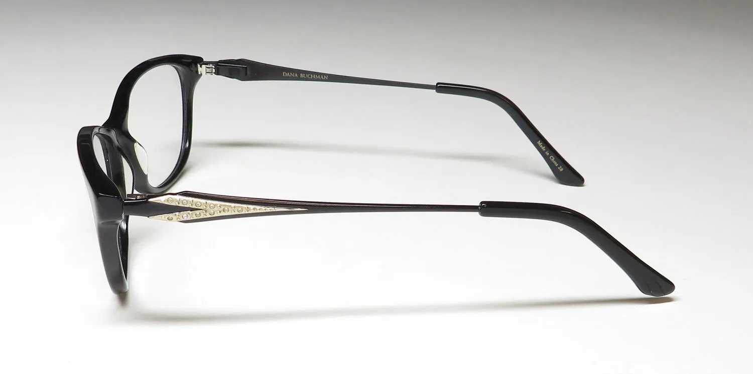 Dana Buchman Susette bk Eyeglasses Black 51mm 4
