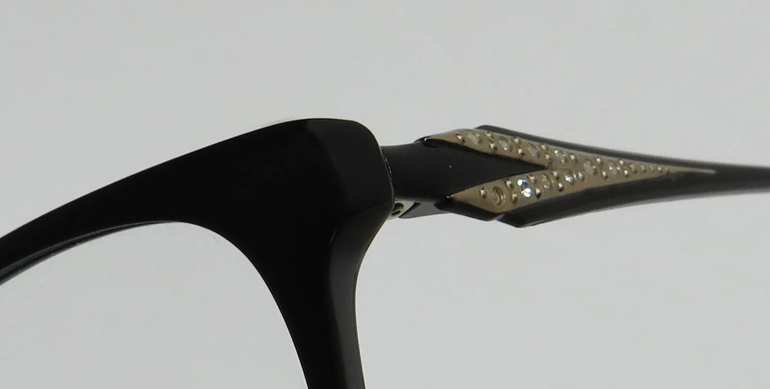 Dana Buchman Susette bk Eyeglasses Black 51mm 6