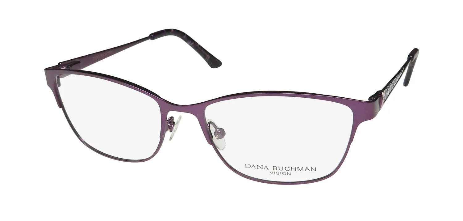 Dana Buchman Whytney eg Eyeglasses Eggplant 52mm